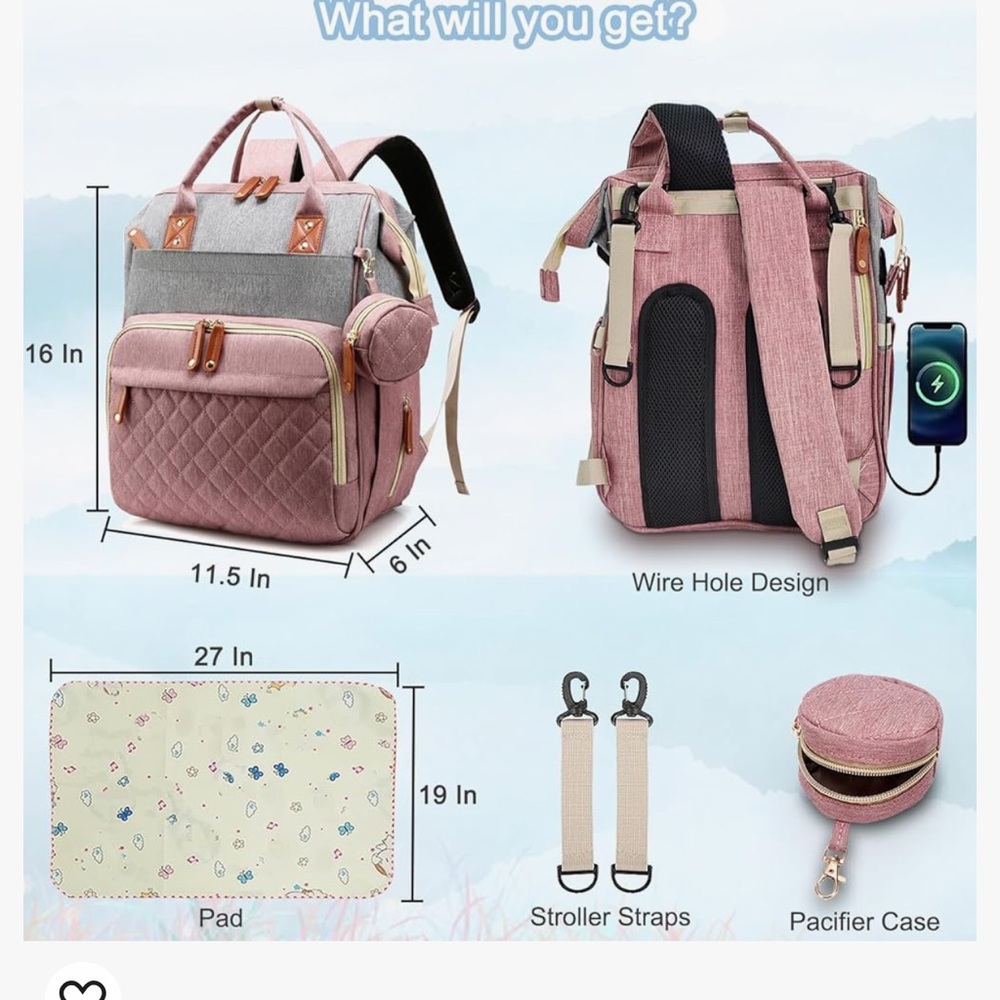 Backpack Diaper Bag - Picture 6 of 6